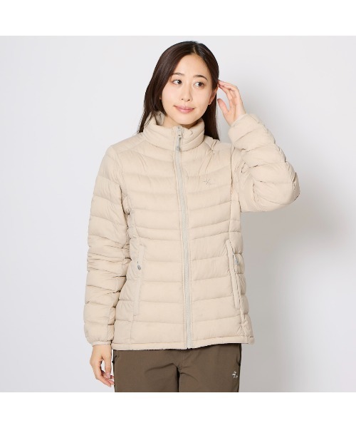 フォックスファイヤー ALLIED 650FP ダウンジャケット M ベージュ