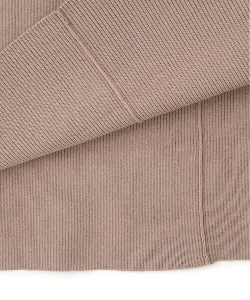 N.（N. Natural Beauty Basic）（エヌエヌナチュラルビューティーベーシック）の「襟付きニットワンピース（ワンピース・レディース・ブラック/ベージュ/レッド・MEDIUM）」の20枚目の写真