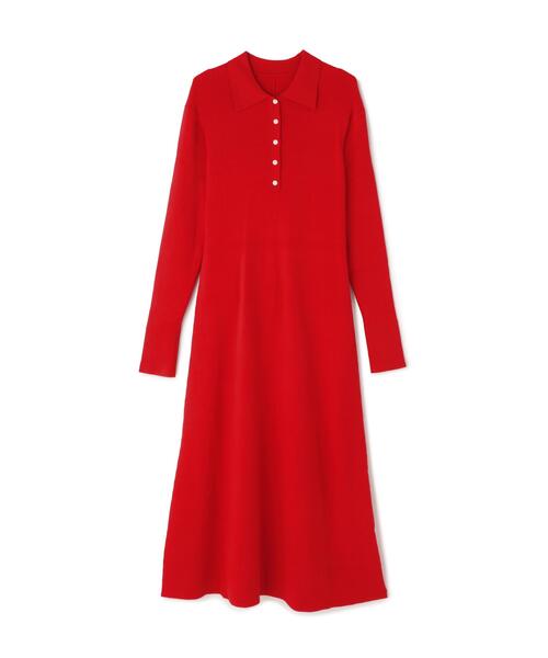 N.（N. Natural Beauty Basic）（エヌエヌナチュラルビューティーベーシック）の「襟付きニットワンピース（ワンピース・レディース・ブラック/ベージュ/レッド・MEDIUM）」の22枚目の写真