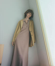 N.（N. Natural Beauty Basic） | 襟付きニットワンピース(ワンピース)