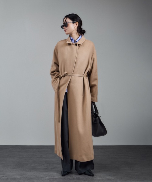 ピュアカシミヤナロートレンチコート（トレンチコート）｜SALON