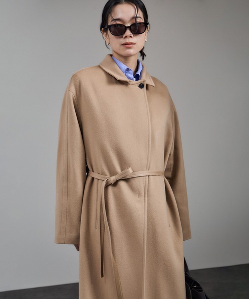 ピュアカシミヤナロートレンチコート（トレンチコート）｜SALON adam