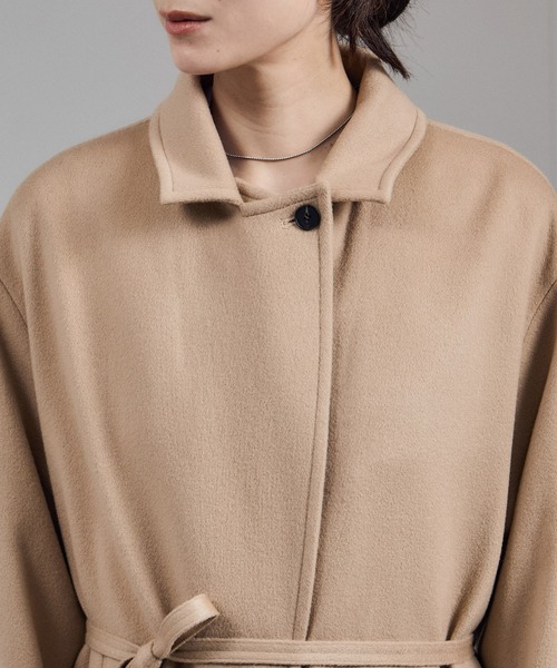 ピュアカシミヤナロートレンチコート（トレンチコート）｜SALON adam