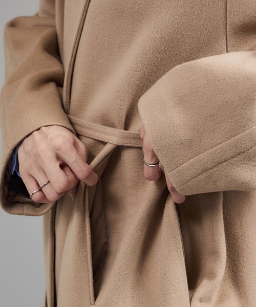 ピュアカシミヤナロートレンチコート（トレンチコート）｜SALON adam