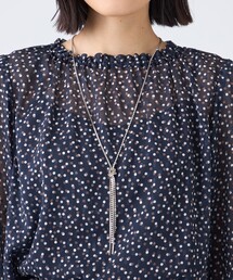 TRANS WORK（トランスワーク）の「ノットダイヤレーンネックレス（ネックレス）」