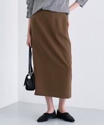 INDIVI | 【洗える／UVケア／吸汗速乾】ジョーゼットナロースカート(スカート)