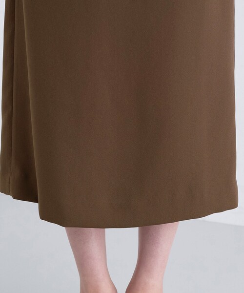 INDIVI（インディヴィ）の「【洗える／UVケア／吸汗速乾】ジョーゼットナロースカート（スカート・レディース・ダークブラウン/ネイビー・13/05/36/15 /40/38/19）」の11枚目の写真