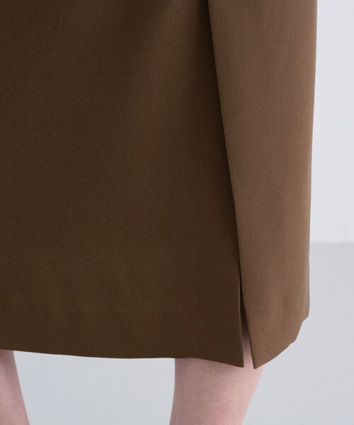 INDIVI（インディヴィ）の「【洗える／UVケア／吸汗速乾】ジョーゼットナロースカート（スカート・レディース・ダークブラウン/ネイビー・13/05/36/15 /40/38/19）」の12枚目の写真