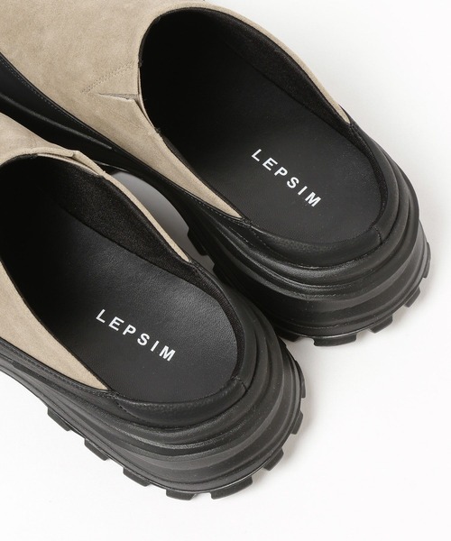 LEPSIM（レプシィム）の「タンクソールサボ　589564（その他シューズ・レディース・ブラック/ベージュ・MEDIUM/LARGE）」の4枚目の写真