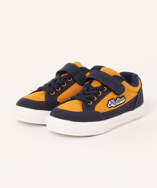MAD FOOT（マッドフット）の「MADFOOT! マッドフット キッズ カジュアルスニーカー ストラップシューズ 子供靴 250024（スニーカー・キッズ・パープル/ブルー系その他2/イエロー系その他/ホワイト×ブラック・17.0cm/16.0cm/19.0cm/18.0cm）」の4枚目の写真