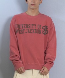 DEAR LAUREL（ディアローレル）の「DEAR LAUREL/ディアローレル × JACKSON MATISSE/ジャクソンマティス トレーナー スウェット クルーネック カレッジロゴ 裏毛 JM WEST JACKSON CREW DL25F-JM1102（スウェット）」