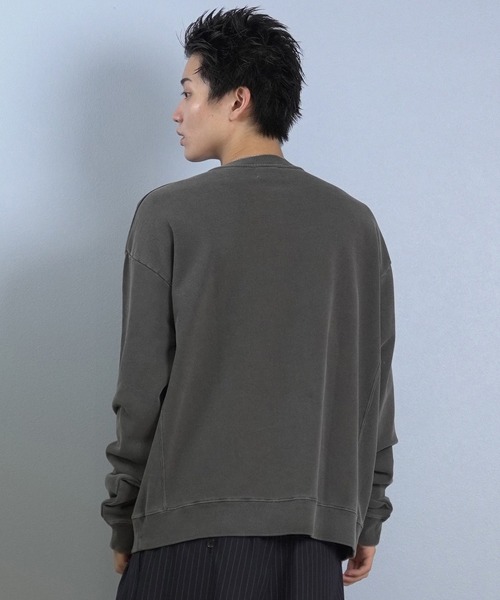 ムラサキスポーツ(ムラサキスポーツ)の「DEAR LAUREL/ディアローレル × JACKSON MATISSE/ジャクソンマティス トレーナー スウェット クルーネック カレッジロゴ 裏毛 JM WEST JACKSON CREW DL25F-JM1102(スウェット・メンズ・ブラック/レッド/ネイビー・L/M)」の5枚目の写真