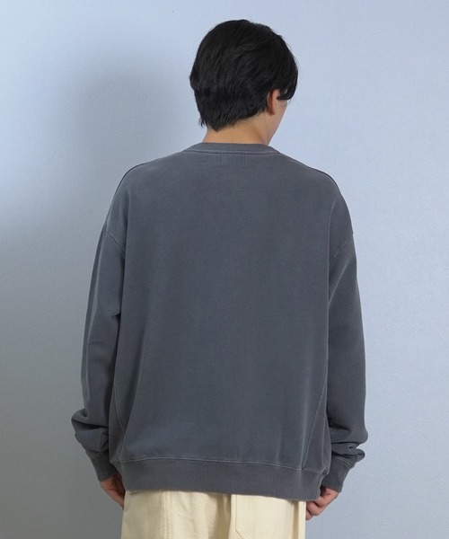 ムラサキスポーツ(ムラサキスポーツ)の「DEAR LAUREL/ディアローレル × JACKSON MATISSE/ジャクソンマティス トレーナー スウェット クルーネック カレッジロゴ 裏毛 JM WEST JACKSON CREW DL25F-JM1102(スウェット・メンズ・ブラック/レッド/ネイビー・L/M)」の11枚目の写真