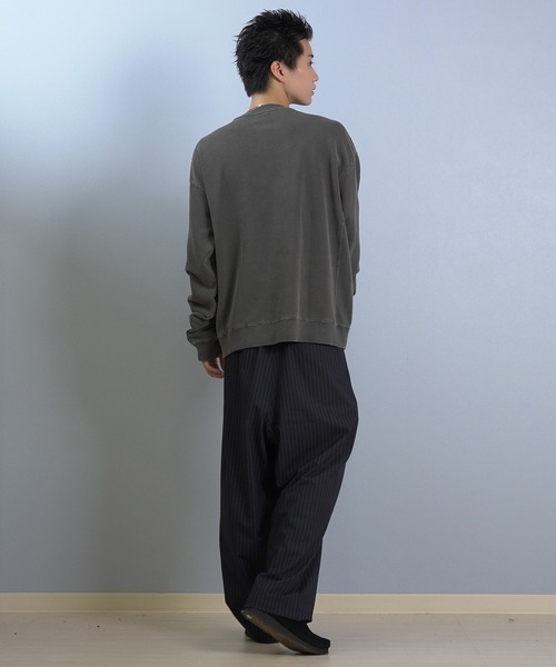 ムラサキスポーツ(ムラサキスポーツ)の「DEAR LAUREL/ディアローレル × JACKSON MATISSE/ジャクソンマティス トレーナー スウェット クルーネック カレッジロゴ 裏毛 JM WEST JACKSON CREW DL25F-JM1102(スウェット・メンズ・ブラック/レッド/ネイビー・L/M)」の8枚目の写真