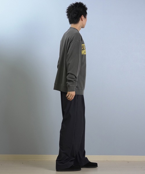 ムラサキスポーツ(ムラサキスポーツ)の「DEAR LAUREL/ディアローレル × JACKSON MATISSE/ジャクソンマティス トレーナー スウェット クルーネック カレッジロゴ 裏毛 JM WEST JACKSON CREW DL25F-JM1102(スウェット・メンズ・ブラック/レッド/ネイビー・L/M)」の9枚目の写真