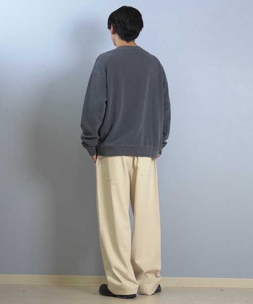 ムラサキスポーツ(ムラサキスポーツ)の「DEAR LAUREL/ディアローレル × JACKSON MATISSE/ジャクソンマティス トレーナー スウェット クルーネック カレッジロゴ 裏毛 JM WEST JACKSON CREW DL25F-JM1102(スウェット・メンズ・ブラック/レッド/ネイビー・L/M)」の13枚目の写真