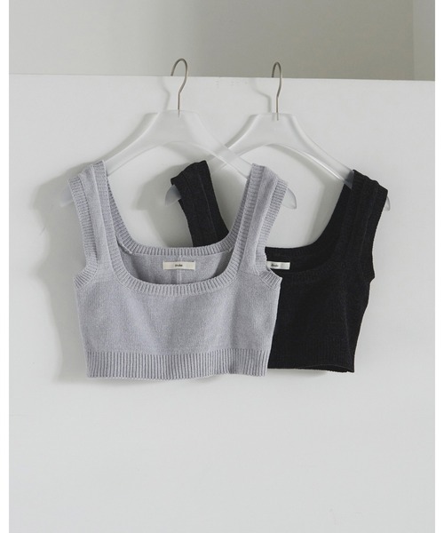 セール】Velour Knit Tanktop（タンクトップ）｜anuke（アンヌーク）の