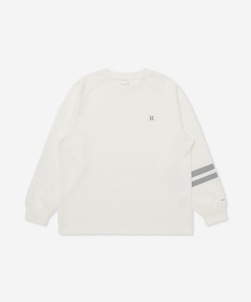 Hurley (ハーレー)の「【Hurley/ハーレー】ファントムストレッチロングTシャツ オーバーサイズシルエット PHANTOM SWEAT LITE BP LS(Tシャツ/カットソー・メンズ・ホワイト/チャコールグレー/ブラック・X-LARGE/MEDIUM/LARGE/SMALL)」の1枚目の写真