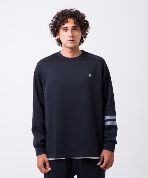 Hurley (ハーレー)の「【Hurley/ハーレー】ファントムストレッチロングTシャツ オーバーサイズシルエット PHANTOM SWEAT LITE BP LS(Tシャツ/カットソー・メンズ・ホワイト/チャコールグレー/ブラック・X-LARGE/MEDIUM/LARGE/SMALL)」の2枚目の写真