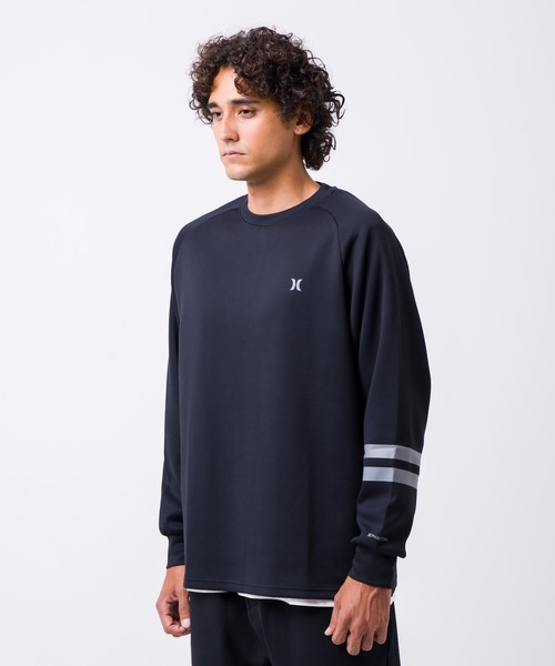 Hurley (ハーレー)の「【Hurley/ハーレー】ファントムストレッチロングTシャツ オーバーサイズシルエット PHANTOM SWEAT LITE BP LS(Tシャツ/カットソー・メンズ・ホワイト/チャコールグレー/ブラック・X-LARGE/MEDIUM/LARGE/SMALL)」の4枚目の写真
