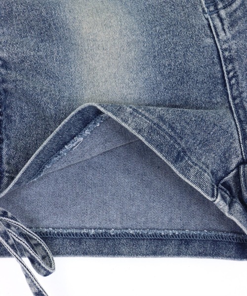 ANAP GｉRL（アナップガール）の「サイド シャーリング ショート パンツ【キッズお揃い】（その他パンツ・キッズ・ブルー/ブラック・M/S/XS）」の19枚目の写真