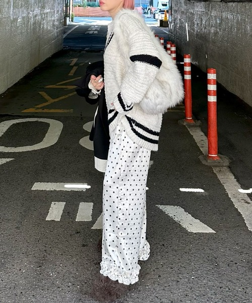 Alley Tokyo(アリートーキョー)の「BIGチルデンニット(ニット/セーター・レディース・オフホワイト・FREE)」の16枚目の写真