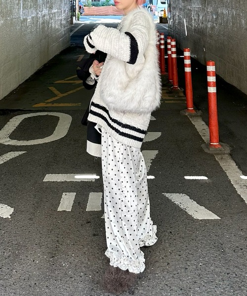 Alley Tokyo(アリートーキョー)の「BIGチルデンニット(ニット/セーター・レディース・オフホワイト・FREE)」の15枚目の写真