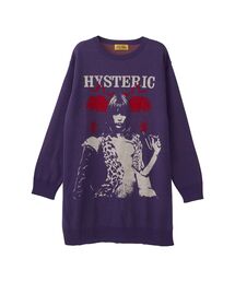 X-girl×HYSTERIC GLAMOUR BERRY DRESSワンピース EP BERRY HYSジャカード ワンピース|HYSTERIC GLAMOUR WOMEN