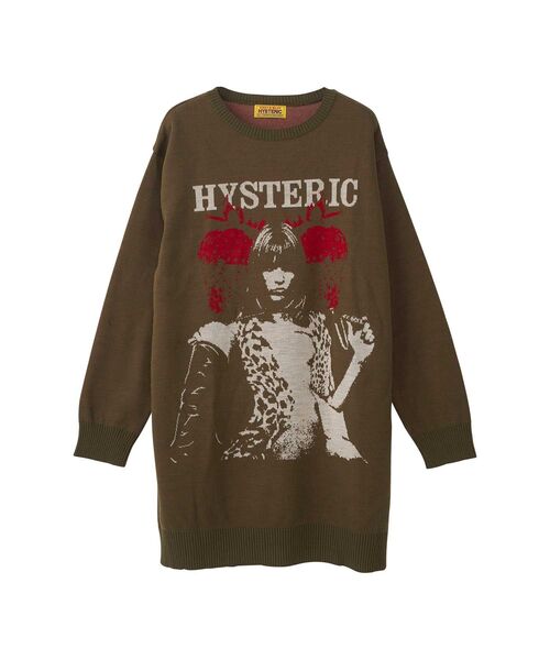 SUPER FUZZジャカードメッシュ ワンピース ヒステリックグラマー HYSTERIC GLAMOUR（ヒステリックグラマー）の「SUPER FUZZジャ