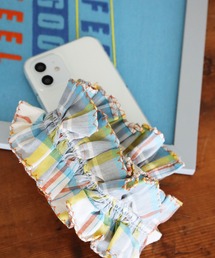 niko and...(ニコアンド)のオリジナルチェック先染めストラップ(スマホグッズ)