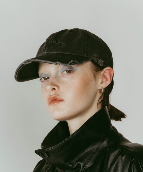 Knuth Marf（クヌースマーフ）の「【Knuth Marf】k motif damage cap/2color/brown（キャップ・レディース・ブラウン/ブラック・FREE）」の10枚目の写真