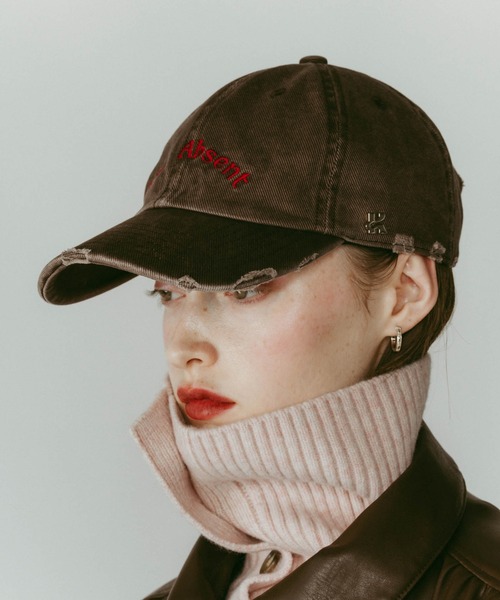 Knuth Marf（クヌースマーフ）の「【Knuth Marf】k motif damage cap/2color/brown（キャップ・レディース・ブラウン/ブラック・FREE）」の13枚目の写真
