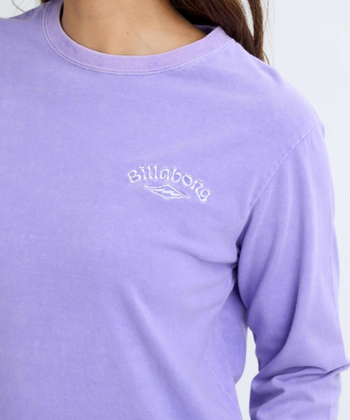 BILLABONG(ビラボン)の「BILLABONG レディース ONEPOINT EMB LS TEE ロンT【REGULAR FIT】【2025年秋冬モデル】/ビラボンワンポイントロゴ刺繍長袖ロンT(Tシャツ/カットソー・レディース・ラベンダー/イエロー系その他/オフホワイト・LARGE/MEDIUM)」の9枚目の写真