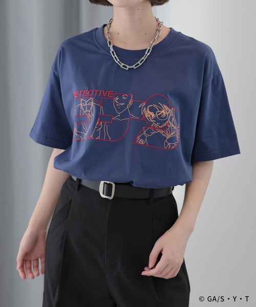 セール】【名探偵コナン】コナンキャラロゴTシャツ（Tシャツ