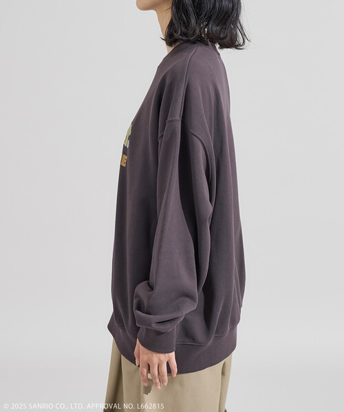 FREAK'S STORE(フリークスストア)の「SANRIO/サンリオ サンリオキャラクターズ こっちむいてスウェット(スウェット・レディース・ライトグレー/チャコール・フリ-)」の18枚目の写真
