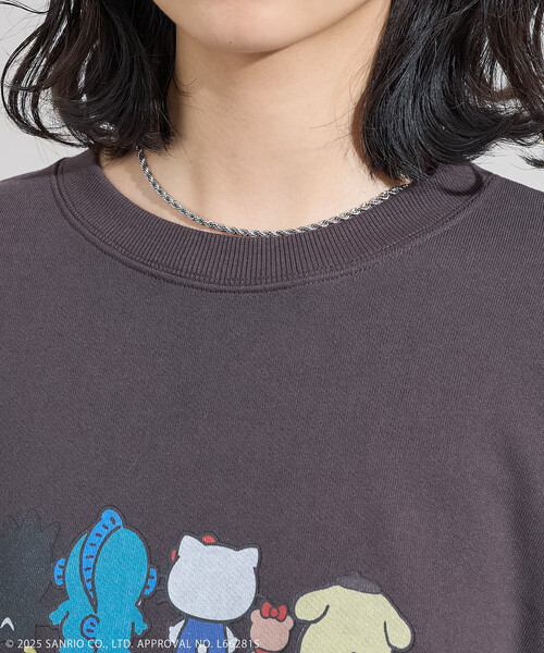 FREAK'S STORE(フリークスストア)の「SANRIO/サンリオ サンリオキャラクターズ こっちむいてスウェット(スウェット・レディース・ライトグレー/チャコール・フリ-)」の20枚目の写真