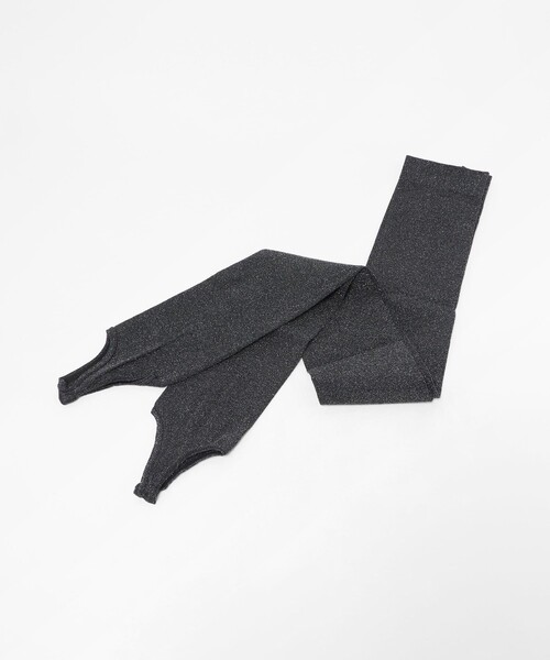 UNITED ARROWS（ユナイテッドアローズ）の「ラメ トレンカ タイツ（タイツ/ストッキング・レディース・ブラック・FREE）」の2枚目の写真