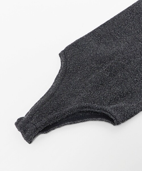 UNITED ARROWS（ユナイテッドアローズ）の「ラメ トレンカ タイツ（タイツ/ストッキング・レディース・ブラック・FREE）」の4枚目の写真