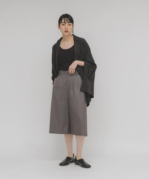 KBF(ケイビーエフ)の「チェックハーフパンツ(その他パンツ・レディース・グレー系その他/ブラウン系その他・ONE)」の11枚目の写真
