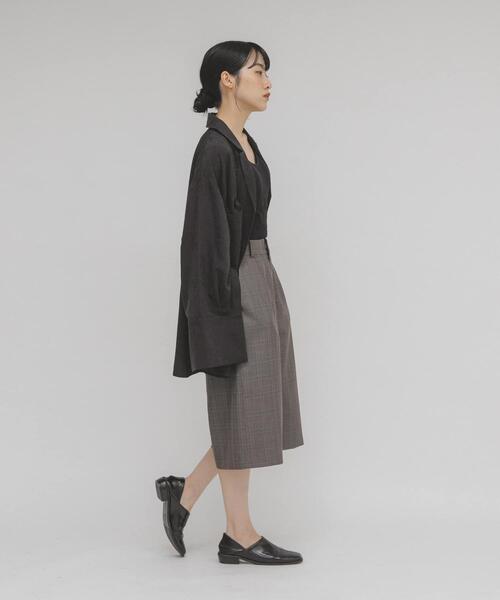 KBF(ケイビーエフ)の「チェックハーフパンツ(その他パンツ・レディース・グレー系その他/ブラウン系その他・ONE)」の12枚目の写真