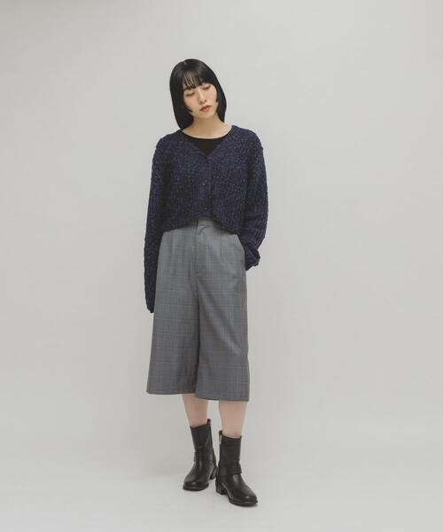 KBF(ケイビーエフ)の「チェックハーフパンツ(その他パンツ・レディース・グレー系その他/ブラウン系その他・ONE)」の18枚目の写真