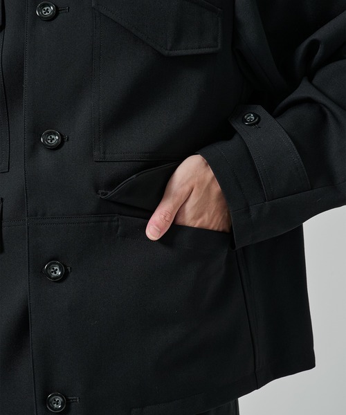 UJOH（ウジョー）の「【UJOH HOMME/ウジョー】Rib Collar 4 Pockets Blouson（その他アウター・メンズ・ネイビー/ブラック・4/5）」の7枚目の写真