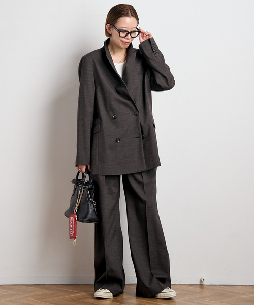 リブUネックプルオーバー（Tシャツ/カットソー）｜AP STUDIO（エーピー