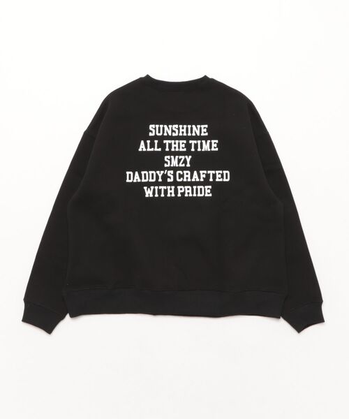 Smoothy（スムージー）の「Smoothy Double knit SW / スムージー ダンボール スウェット（スウェット・キッズ・ヘザーグレー/ブラック/カーキ・LARGE/X-LARGE/MEDIUM）」の4枚目の写真