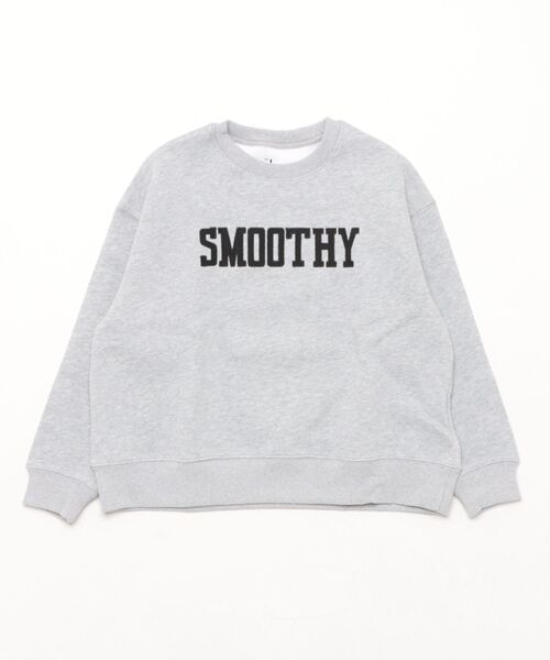Smoothy（スムージー）の「Smoothy Double knit SW / スムージー ダンボール スウェット（スウェット・キッズ・ヘザーグレー/ブラック/カーキ・LARGE/X-LARGE/MEDIUM）」の10枚目の写真