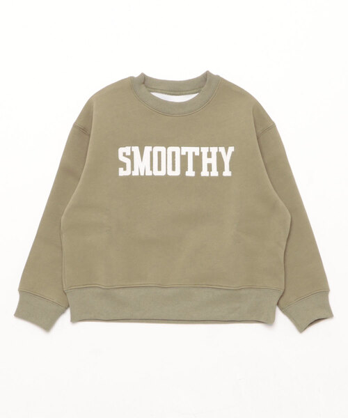 Smoothy（スムージー）の「Smoothy Double knit SW / スムージー ダンボール スウェット（スウェット・キッズ・ヘザーグレー/ブラック/カーキ・LARGE/X-LARGE/MEDIUM）」の11枚目の写真