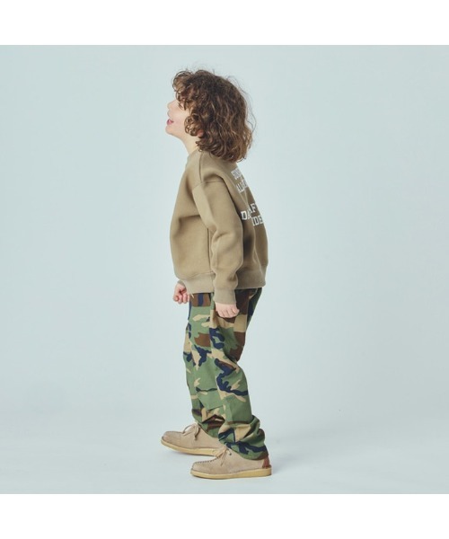 Smoothy（スムージー）の「Smoothy Double knit SW / スムージー ダンボール スウェット（スウェット・キッズ・ヘザーグレー/ブラック/カーキ・LARGE/X-LARGE/MEDIUM）」の7枚目の写真