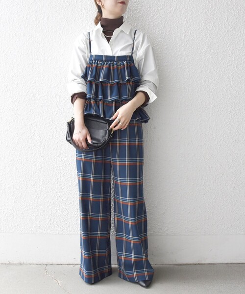 VERMEIL per iena リブニットセータ パフショルダー クルーネック VERMEIL per iena リブニットセータ パフショルダー クルーネック