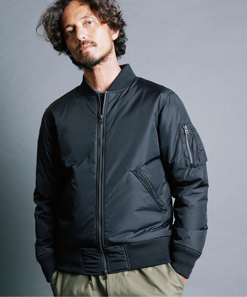 NYLON THINSULATE ZIP MA-1 JKT:ナイロン シンサレート ZIP MA-1