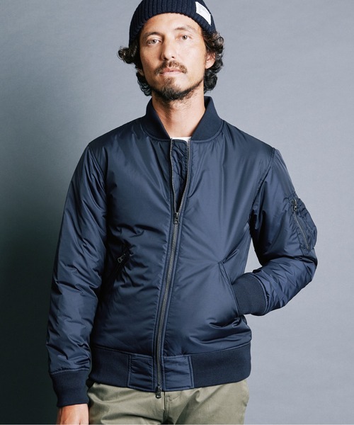 NYLON THINSULATE ZIP MA-1 JKT:ナイロン シンサレート ZIP MA-1